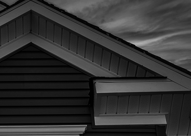 Calgary home with new eavestroughs completed by Big 5 Exteriors